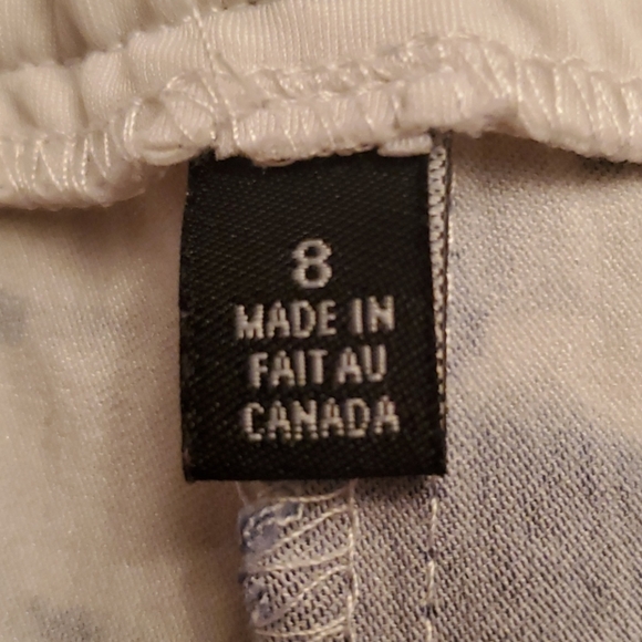 UP Techno Blue White Basic Slim Leg Blue Ankle Pant - Picture 8 of 9